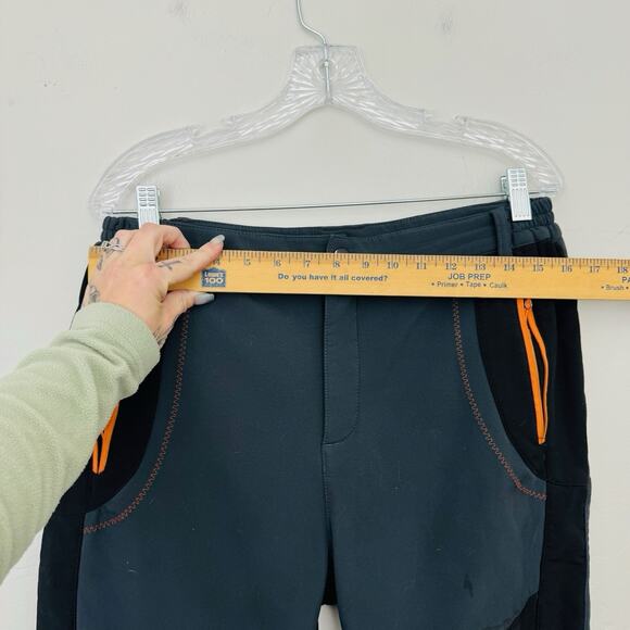 Wind Stopper Gray Fleece Lined Hiking Pants Women’s Size XL - Picture 3 of 8